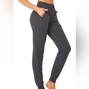 SEVEGO Lightweight Women's Tall Inseam Cotton Soft Joggers, Zipper Pockets